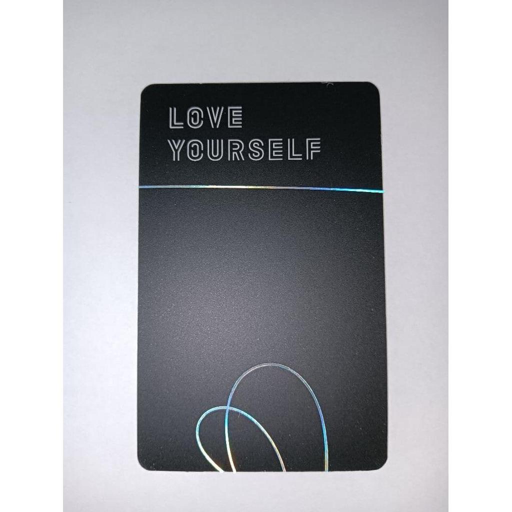 Used BTS LOVE YOURSELF Tear Jimin Trading Card Included