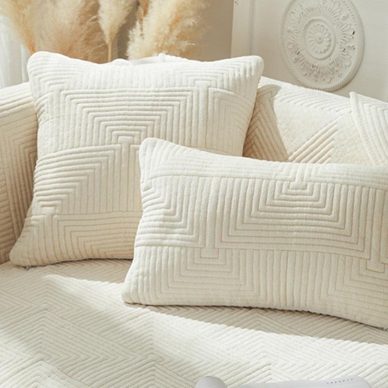 Καλύμματα καναπέ σε χρώμα Soild Towel Thicken Chenille Κάλυμμα καναπέ για το σαλόνι Μαξιλαράκι παραθύρου κόλπων καναπέ σε σχήμα L Διακόσμηση σπιτιού