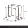 304 Stainless Steel Countertop Chopping Board and Pot Lid Holder