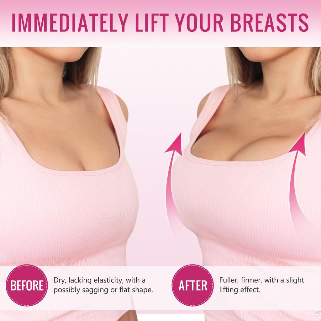 Breast Massage Cream-Firming & Lifting Breast Enhancer, Overall Health Support-Anti Aging Formula-No Side Effects, 80ml