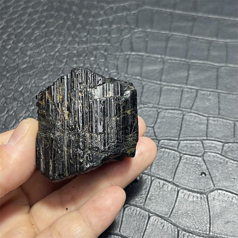 Natural Raw Stone Black Tourmaline With Clear Quartz Mineral Specimen Quartz Crystal Healing Teaching Collection Home Decor Gift
