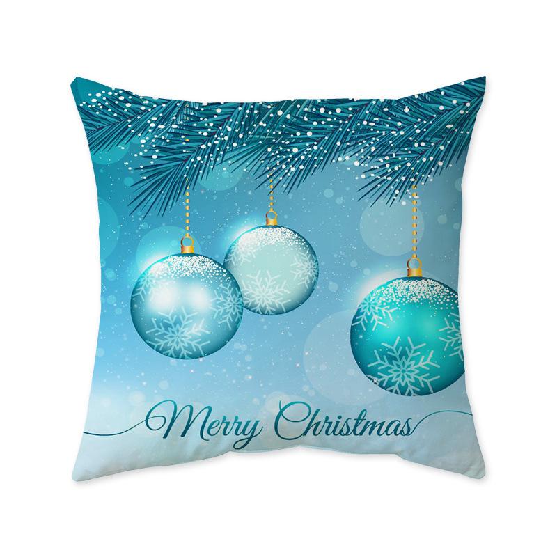 Christmas Festive Cushion Pillow Cover Ins Style Fashionable Bedroom Living Room Sofa Decorative Pillow Cover
