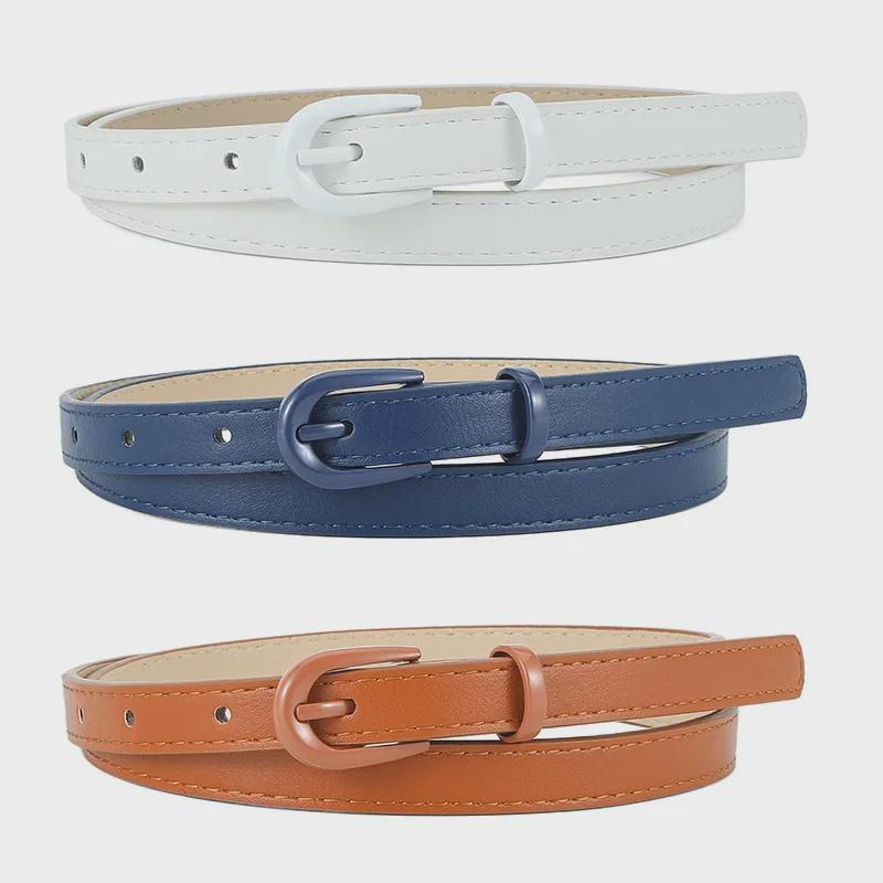 Ceinture coréenne élégante à boucle ardillon pour femme : accessoire de mode polyvalent et décoratif