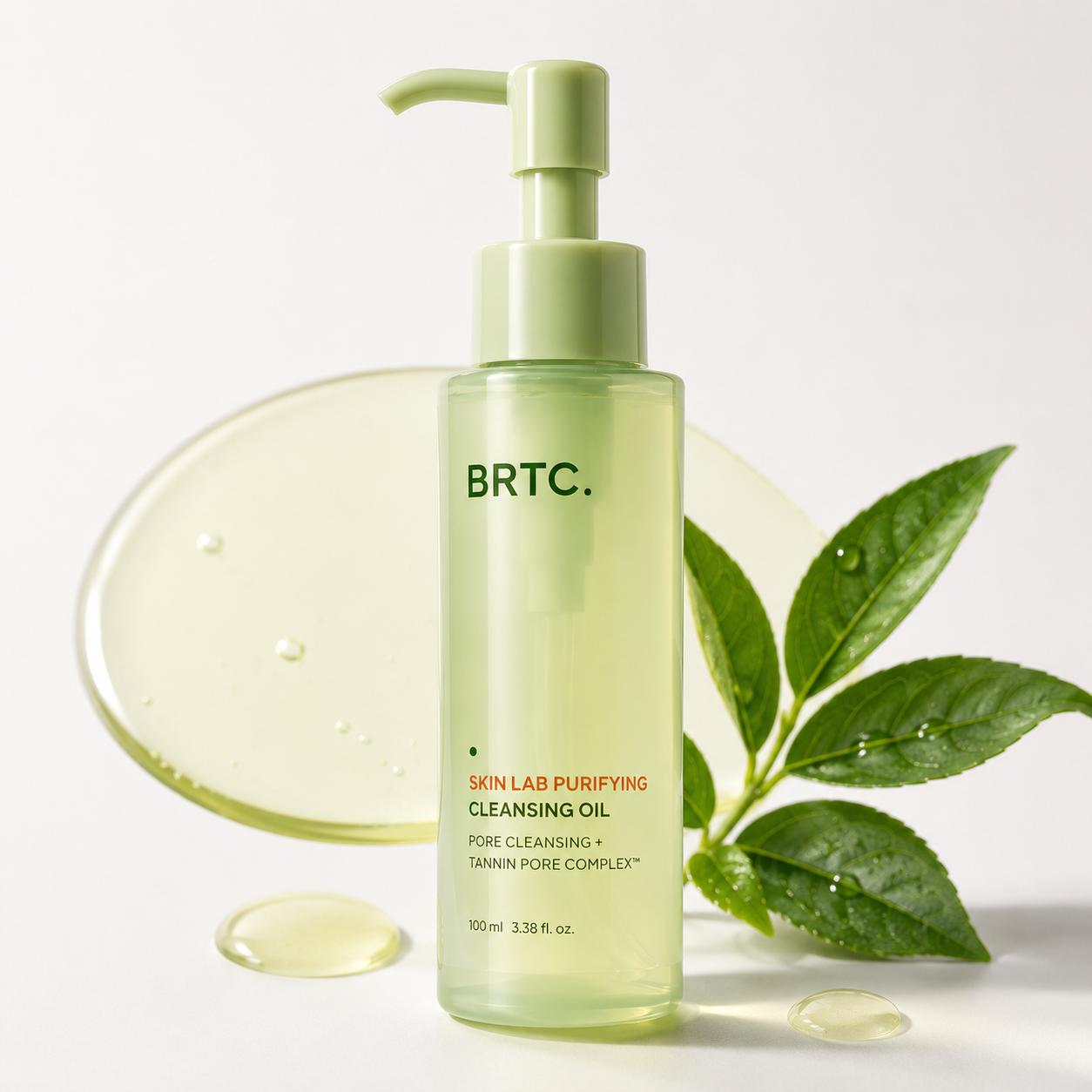BRTC Skin Lab Purifying Cleansing Oil 100ml Deep Cleansing Makeup Remover Hydrating Facial Oil Cleanser