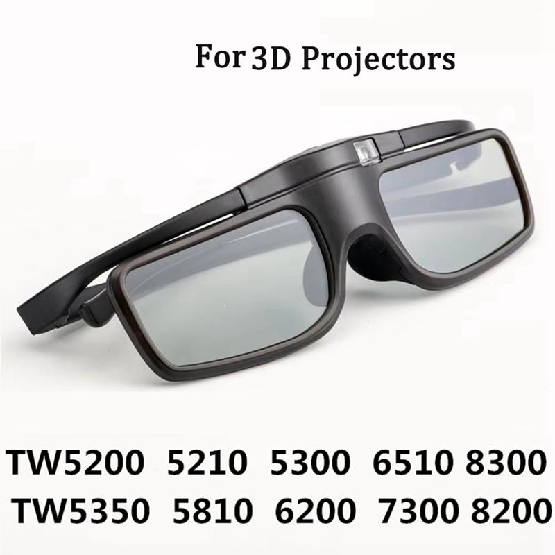 3D Glasses For Epson TW5700 Active Shutter 3D Glasses For Epson 3D TV Rechargeable Bluetooth RF Projector