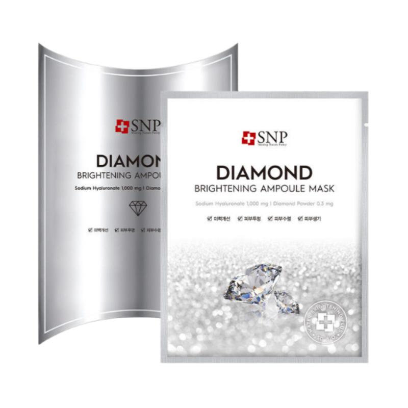 SNP Diamond Brightening Ampoule Mask (10 Sheets)