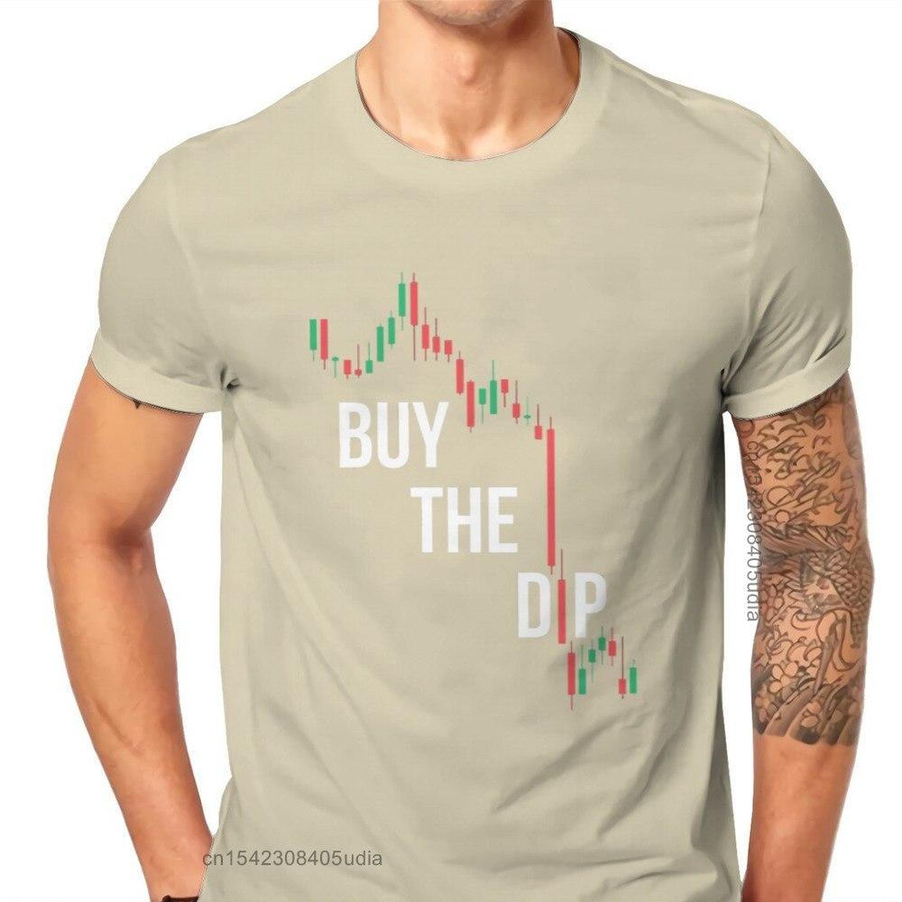 Buy The Dip Btfd Bitcoin Cryptocurrency Meme T Shirt Vintage Graphic Oversized O-Neck Tshirt Top Sell Harajuku Men's Streetwear