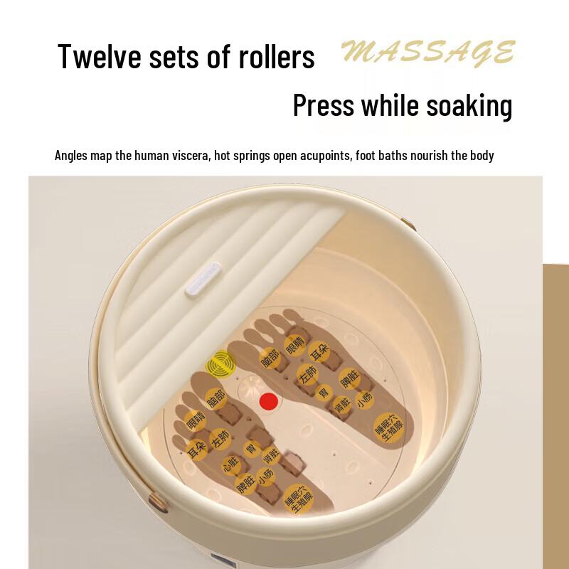 HEZHENG Deep Foot & Leg Spa Basin with Heating and Massage