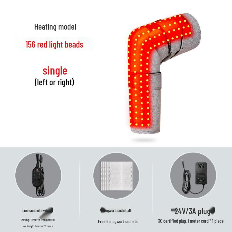 Cross-border Red Light Heating Knee Pad: Warmth & Vibration Therapy for Cold Legs One Size