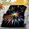 1PC LightburstOutdoor Flannel Blanket - Soft Plush Decor for Picnics, Camping, Bedroom, Playroom, Office, or Lunch Break 1274A