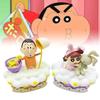 Crayon Shin-chan Pajama Night Cloud Goodnight Series Miniature Model Collectible Toy