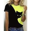 3D Printed Women's Short-sleeve T-shirt, Plus-size Women's Clothing, Fashionable and Versatile, Casual, Everyday Wear