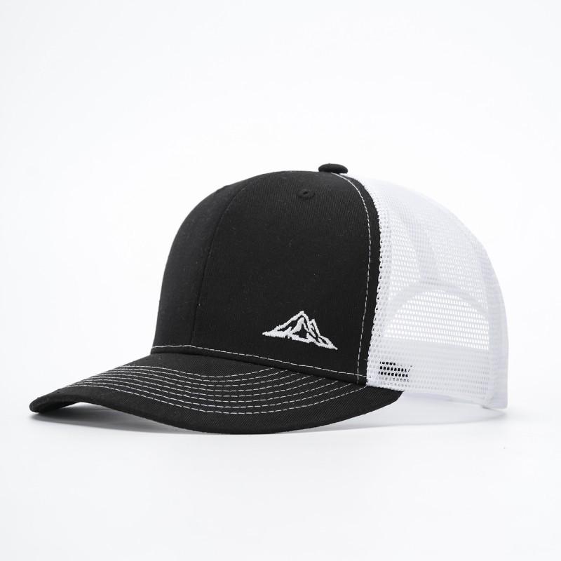 Neue vielseitige Bergstickerei Baseballkappe - Gebogener Outdoor-Netz-Sonnenschutz, Atmungsaktiv und Trendig
