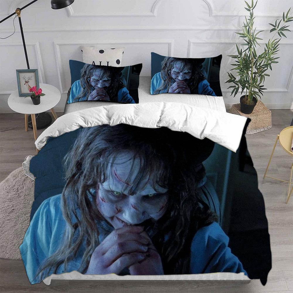 The Exorcist (1973) Bedding Sets Comforter Quilt Bed Cover Duvet Cover Pillow Case 2-3 Pieces Sets Kids Adult Size