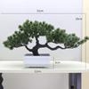 Artificial Juniper Bonsai Tree For Indoor Decor Faux Green Plant For Office