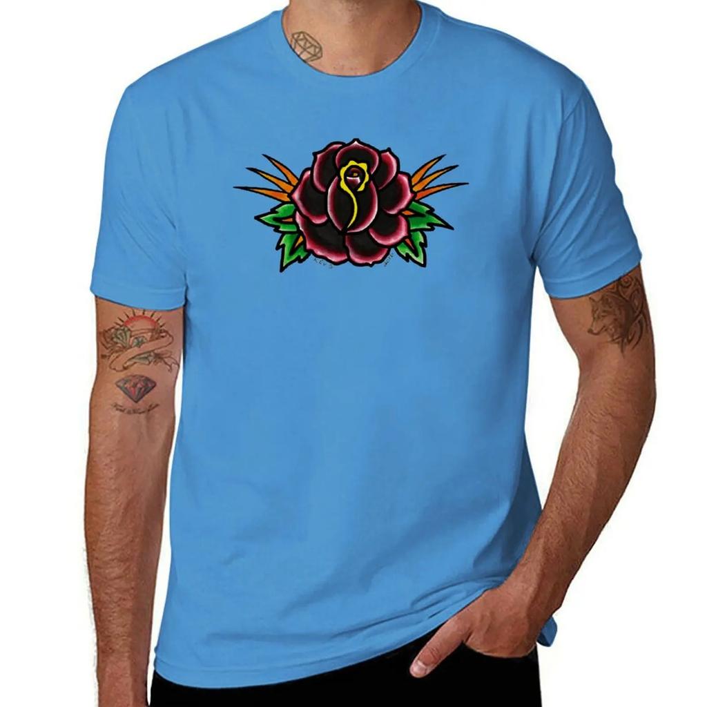 Dark Rose  Art By Kev G TShirt vintage graphic tee cute tops customs custom shirt sweat shirts men