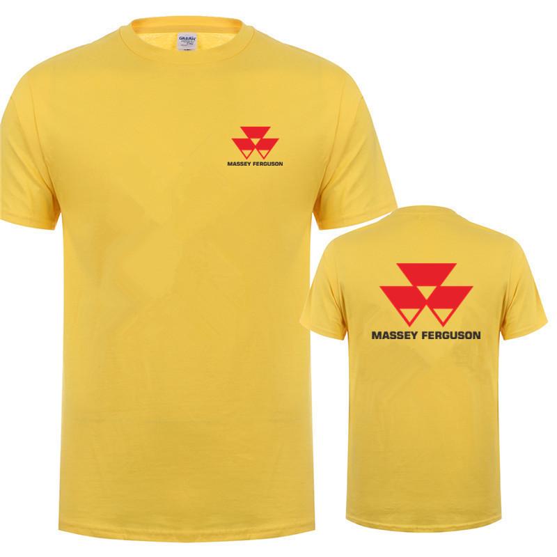 Massey Ferguson T Shirt Tops New Fashion Short Sleeve Massey Ferguson Tractor Agriculture Logo Tshirts Tees Tshirts Lh074