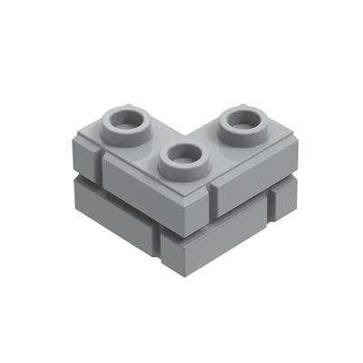 MOC 10 STÜCK 98283W Dickwandige Bausteine 2357 Spezielles Haus Burg Ecke Pädagogische Steine Partikel Idee Spielzeug Kinder Geschenk