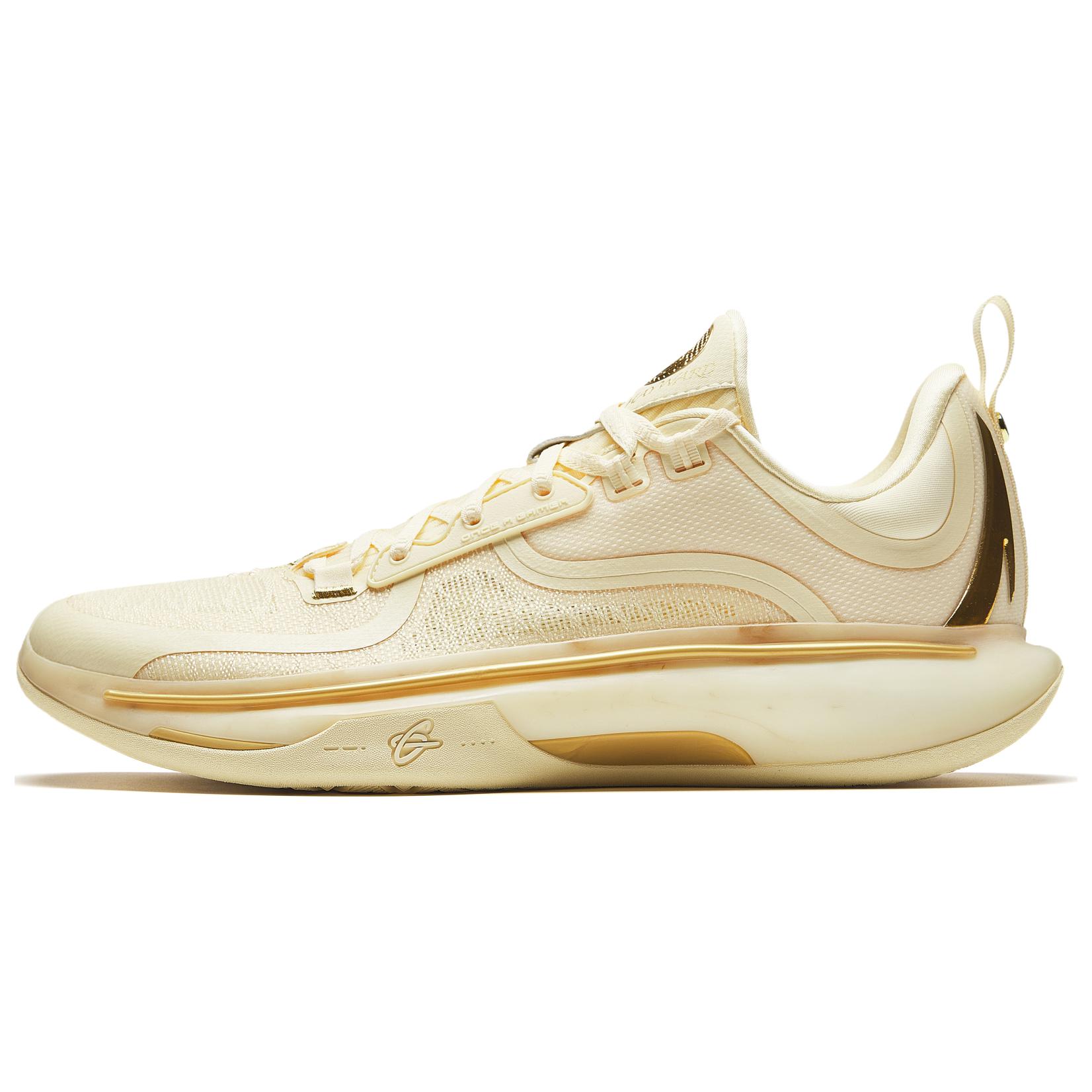 Anta GH5 Hayward 5 Men Low Top Basketball Shoes Gold 112431115-7 42.5