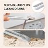 Multi-function Rotary Slit Cleaning Brush 360 Degree Rotating Slit Cleaning Brush, Bristle Slit Cleaning Brush, Kitchen Cleaning