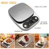 2021 NEW Portable Precise 10kg LCD Kitchen Scales Stainless Steel Electronic Kitchen Electronic Scale Gram Electronic Scale for Kitchen and Cooking In