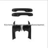 Durable Electroplated Bright Black Carbon Fiber Car Door Handles