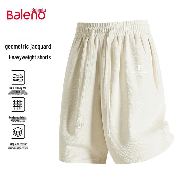 Baleno Men s Summer Breathable Jacquard Casual Shorts 3XL