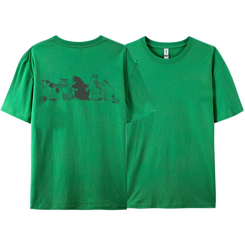 Best-Selling Pure Cotton T-Shirt for Summer Casual and Loose-Fitting Breathable Sweat-Absorbent