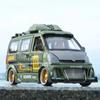 1/24 slitinová hračka modelu auta Wuling Hongguang Simulace dodávky kovu tlakové lití zvuku a světla Model auta pro chlapce Dárková kolekce ozdoby