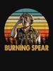 Burning Spear Retro Burning Art Spear Music Jamaican Singers Classic T-Shirt