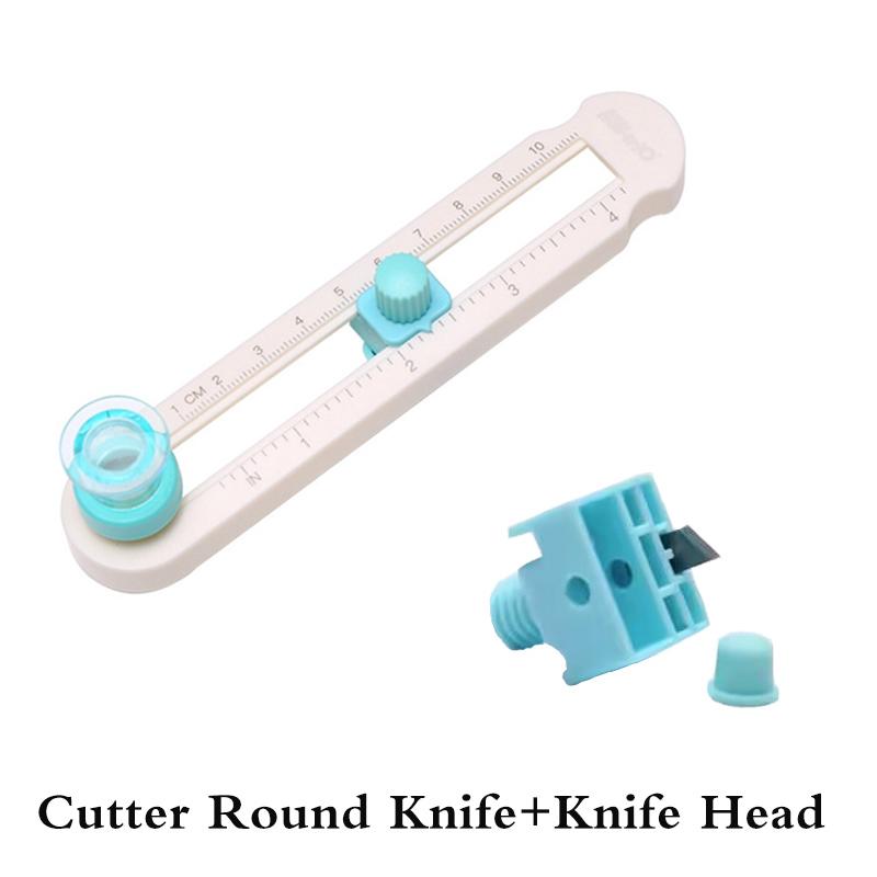 360 Adjustable Cutting Round Knife Journal Photo Circle Cutter Circular Paper Scrapbooking Cutters