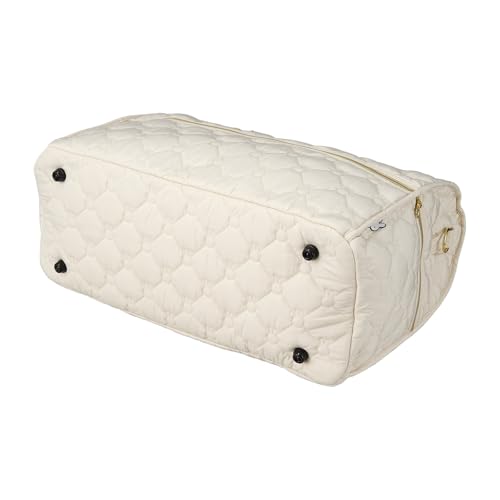 Hapitas Miffy Quilted Boston Bag 6096 B302 Ivory