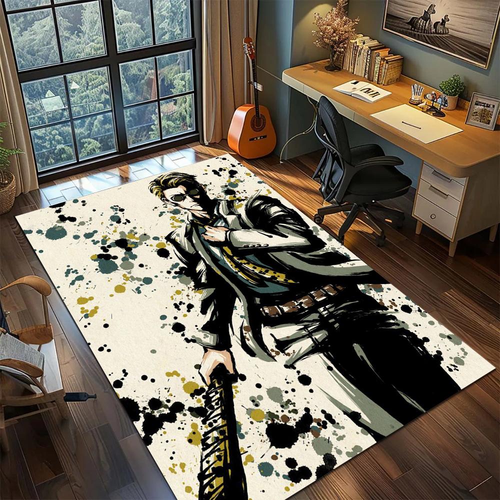 Jujutsu Kaisen Bedroom Rug Carpet Large Area Rug Non Slip Washable Floor Mat Printed Home Decor for Gamer Room -xia26