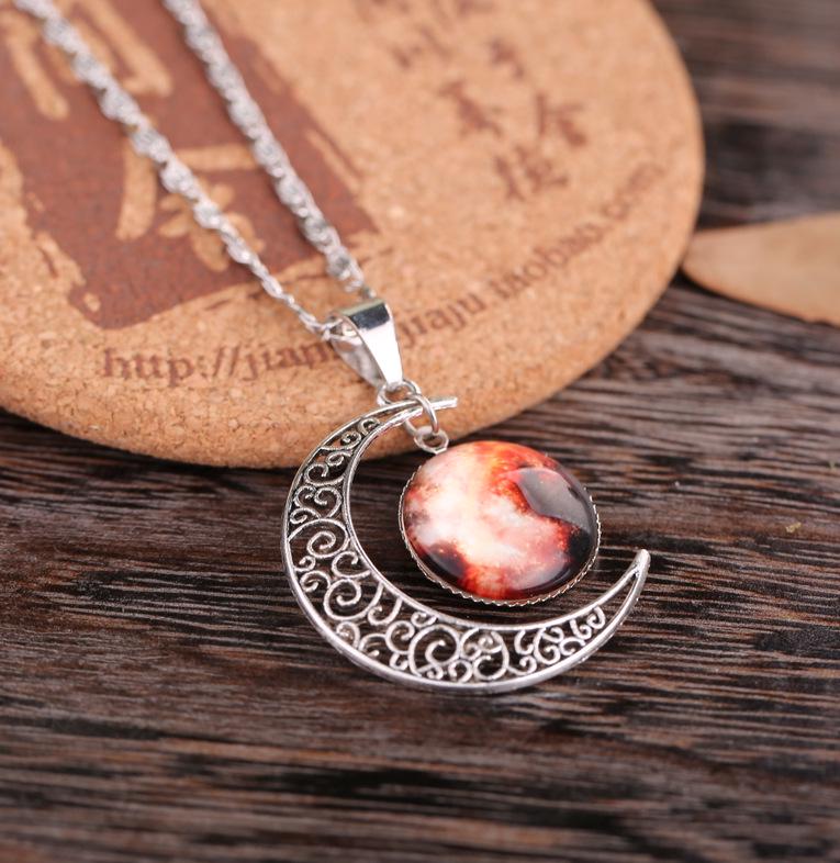 Direct Necklace Star Moon Necklace Time Gem Star Necklace X002