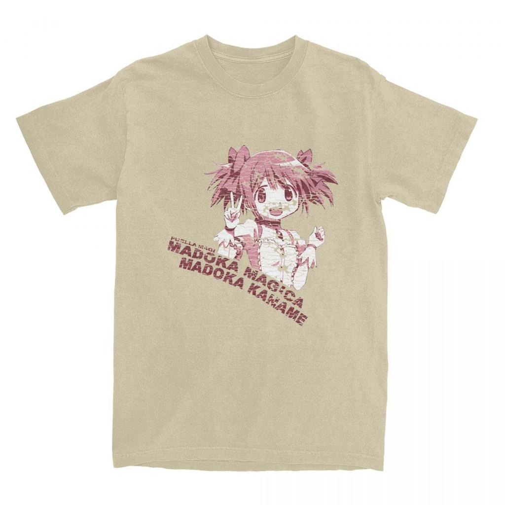 Madoka VINTAGE Madoka Magica Kızları Anime Ürünleri Tişört Erkek Kadın Yaratıcı %100 Pamuk Klasik Giysiler