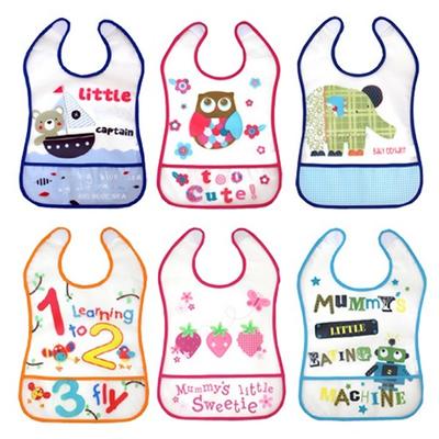 Baby Food Waterproof Bib E2, Caterpillar, 1 Piece