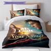 Culpa Mia Custom Name Pattern Bedding Quilt Set Quilt Cover Pillowcase Home Birthday Gift(1 * duvet cover + 2 * pillowcase, without core)