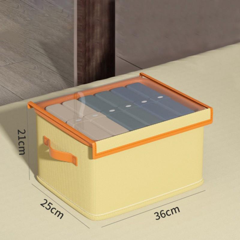 Foldable Nonwoven Fabric Storage Box Large Capacity Closets Dustproof and Moisture-proof Storage Box