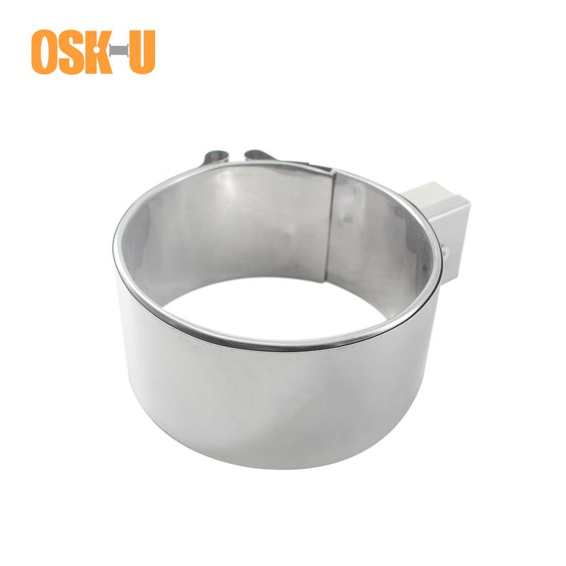 

Band Heater Ceramic 90mm ID 50/55/80/90/100mm Height Stainless Steel Electric Heater Element for Electronic Equipment 400W 90x50mm