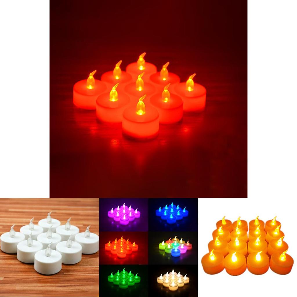 Timeless 24pcs Flameless Led Candle Tea Lights For Charming Christmas Celebrations