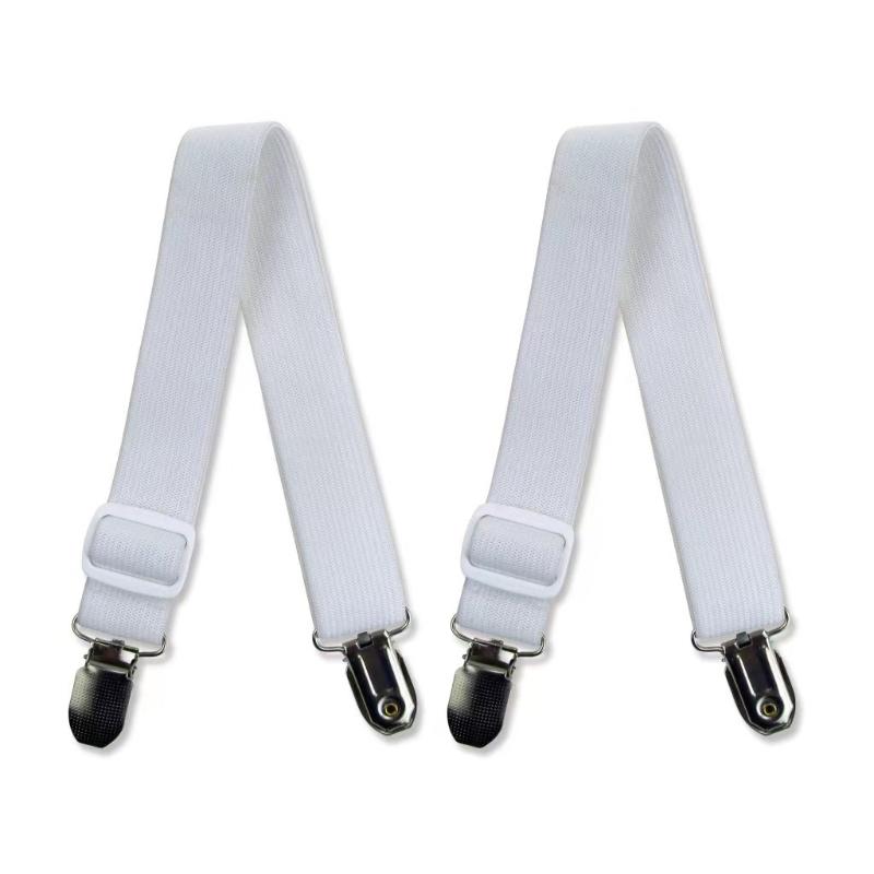 Bed Sheet Holder Adjustable Elastic 12 Clips Fixed Holder Mattress Clip Fasteners Cover Blankets Grippers Fixing Non-Slip Strap