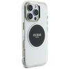 Guess IML Metal Colored Circle Classic Logo MagSafe case for iPhone 16 Pro Max black
