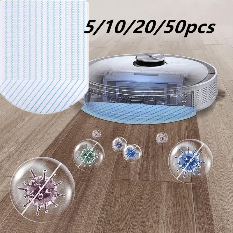 

5/10/20/50 шт. одноразовые подушечки для швабр для Ecovacs Deebot Ozmo T8 T8 +/T8 AIVI T9 AIVI/N8 Pro/N8 Pro+, аксессуары для роботов-пылесосов
