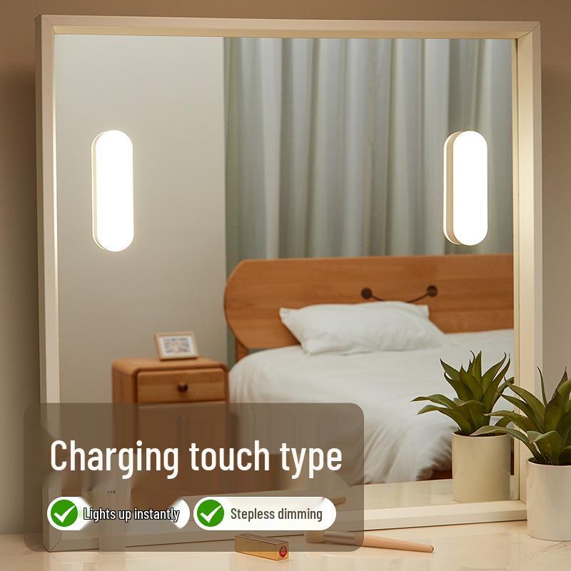 Rechargeable LED Vanity Light Strip for Makeup Tables and Bathroom Mirrors