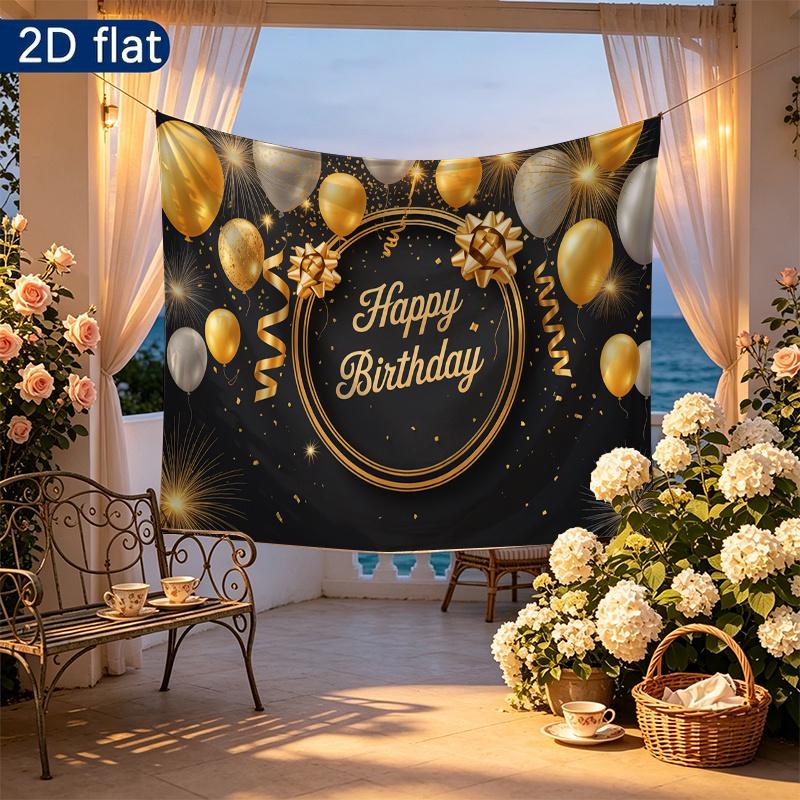 Party Backdrop Birthday Photo Booth Background Front Door Decor
