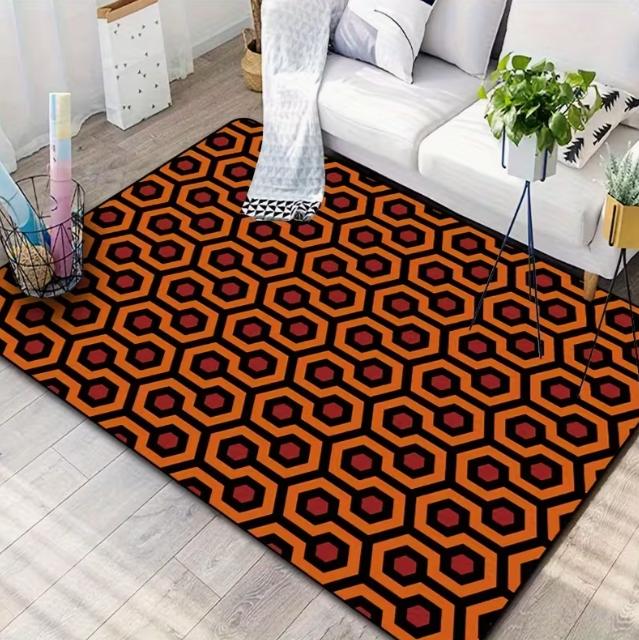 Black White Checkerboard Rug  Modern Chessboard Pattern Carpet  Gamer Room Rug  Retro Checkered Floor Decoration Rug