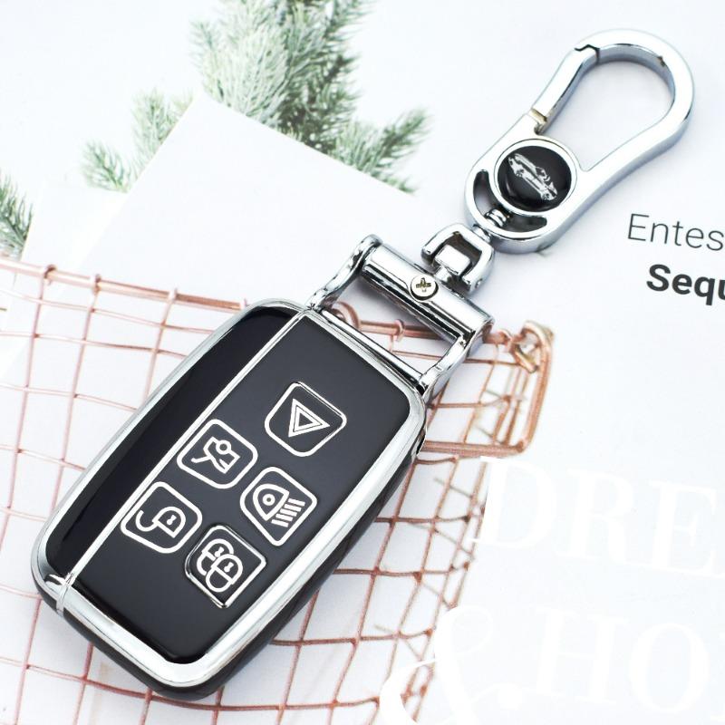 For Land Rover Range Rover Evoque Sport Freelander Discovery Velar For Jaguar Xe Xf Xj Tpu Car Key Case Shell Cover Fob