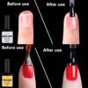 2PCS/SET Gel Polish Top Base Coat 7.5ml Soak Off UV LED Gel Nail Art Polish Transparent Fingernail Gelvarnish