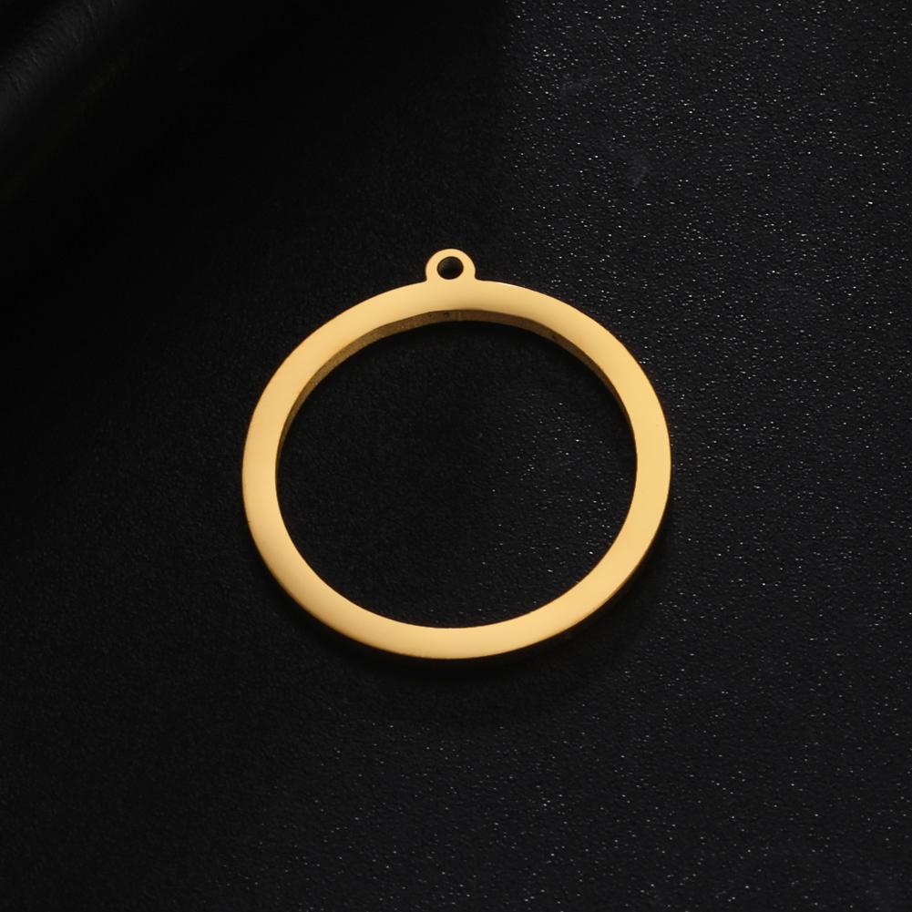 Teamer 5pcs Fashion Charms for Jewelry Making Stainless Steel Charm Pendant DIY Bracelets Necklace Jewelry Accessories Wholesale