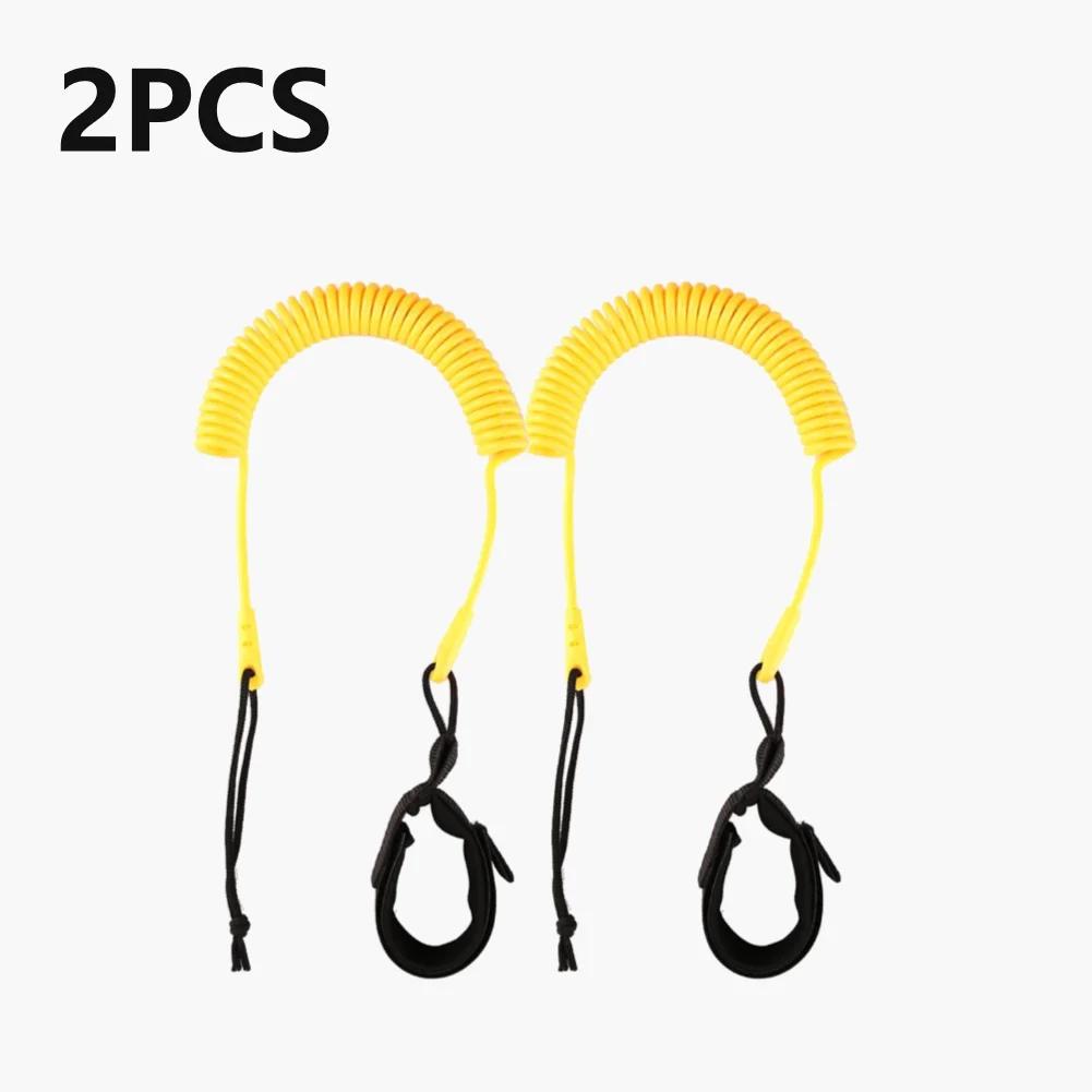 Sup Board Foot Leg Rope Practical Coiled Surfboard Leash Elastic Surfing Stand UP Paddle Board Ankle Leash Surfing Accessories
